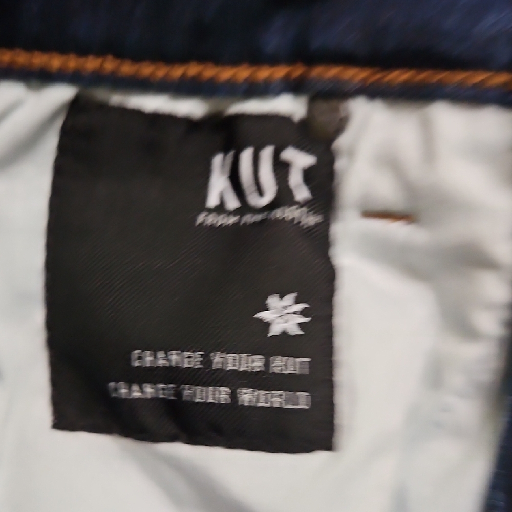 Kut from the Kloth Women's Indigo Straight Leg Jeans - Picture 6 of 8